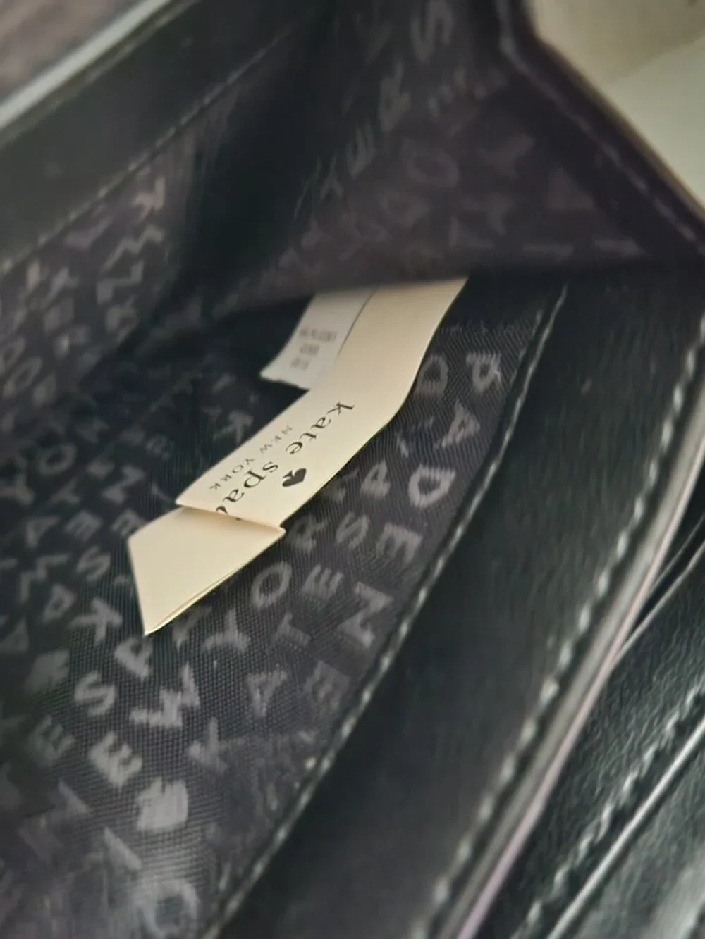 Euc Kate Spade NY Floral Black & Pink Wallet